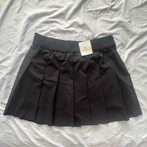 Fabletics Black Pleated Skirt with built in shorts Skort Tennis Skirt